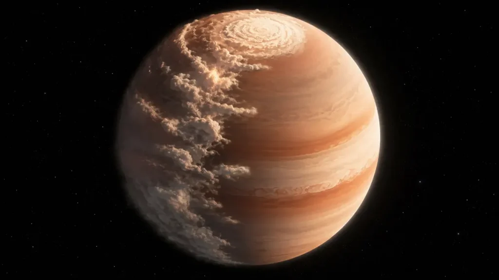 planet 700 light years away with sand clouds