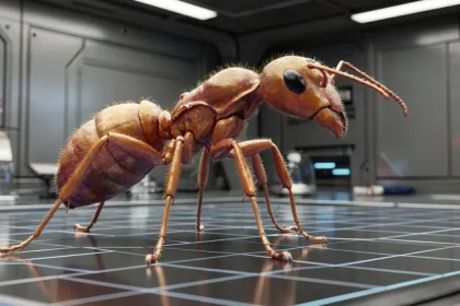 AI Turns Ant Scans Into 3D Models