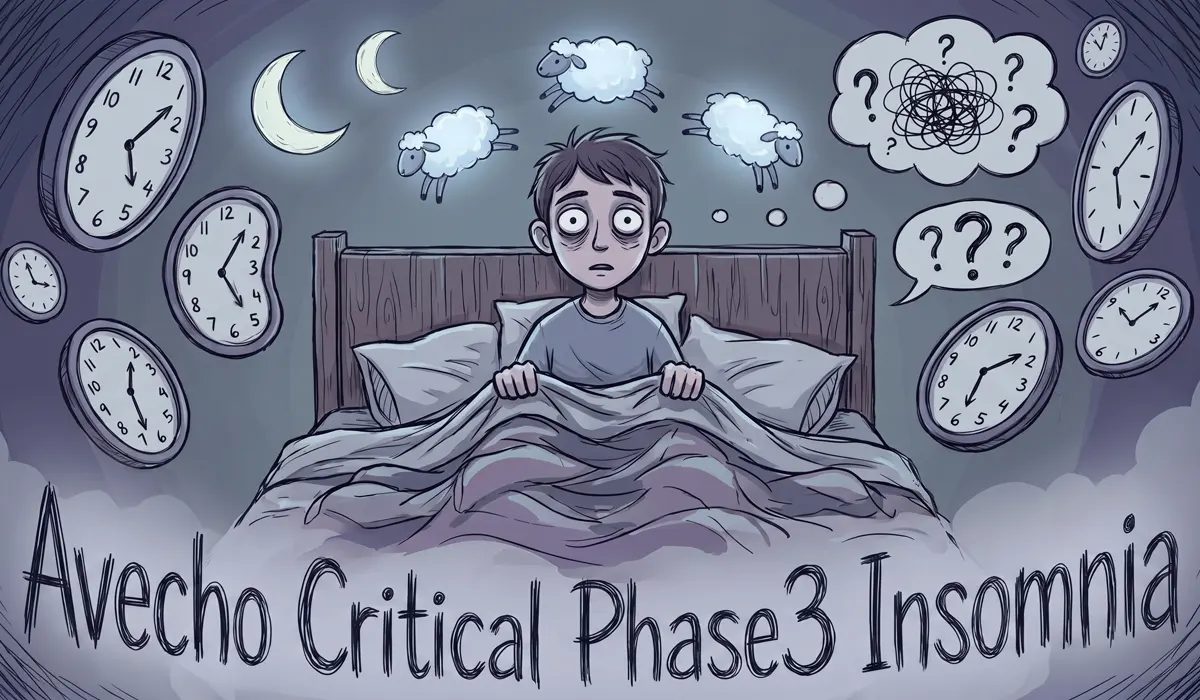 Avecho Reaches Critical Phase 3 Milestone in Insomnia Trial Today